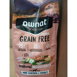 OWNAT CANE PRIME G.F. MINI CHICKEN&TURKEY 1KG